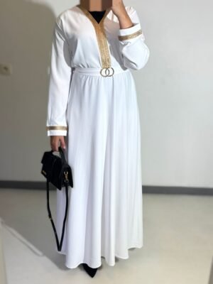 Abaya Caftan en Soie de Médine