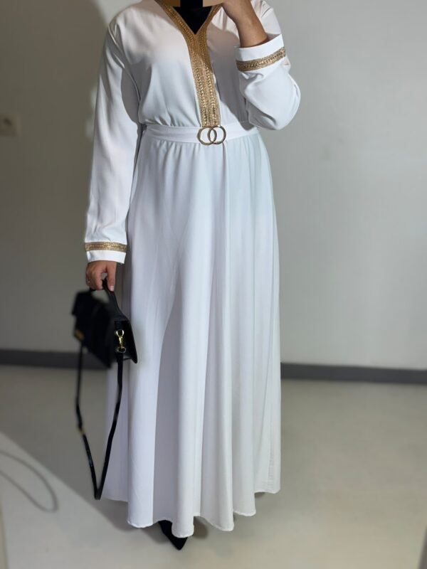 Abaya Caftan en Soie de Médine – Image 3