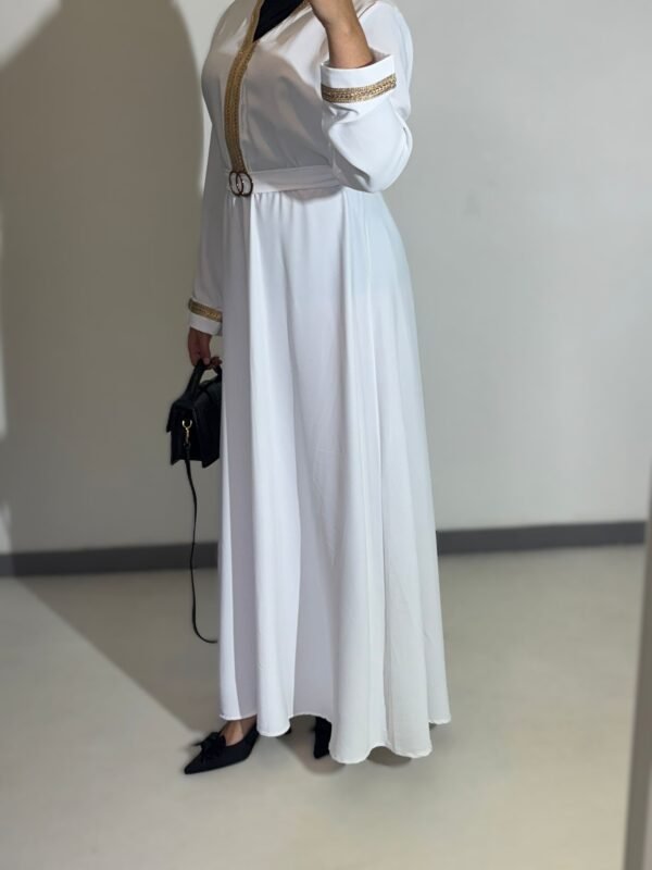 Abaya Caftan en Soie de Médine – Image 4