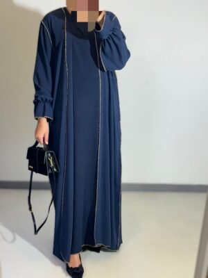 Ensemble 2 Pièces Kimono et Robe Sans Manches