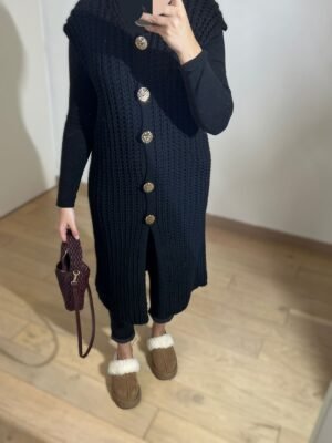 Robe gilet à boutons