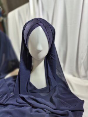 Lot de 4 hijabs et un gilet