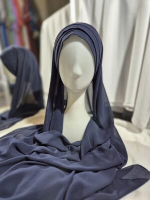 Lot de 3 hijabs tout mousseline