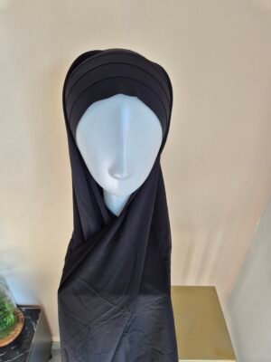 Hijab 3 plis Soie de Médine