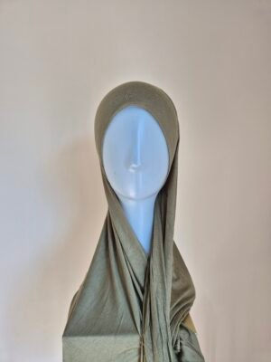 Lot de 7 hijabs tout jersey avec bonnet intégré